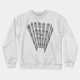 Optical Illusion Falling Man Crewneck Sweatshirt